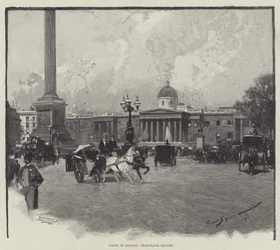 Views in London, Trafalgar Square